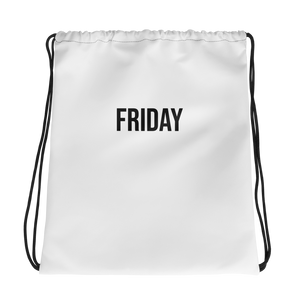 My Friday Drawstring bag