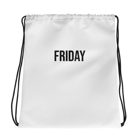 My Friday Drawstring bag